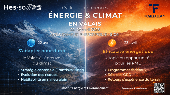 Cycle de conférences HEI – Énergie et climat en Valais
